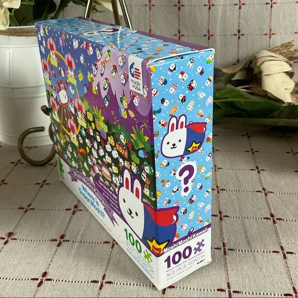 Moshi Moshi Kawaii Where is Flower Moshi? Where is Super Moshi? Jigsaw Puzzles